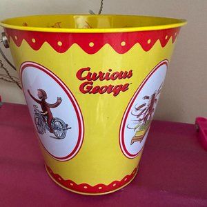 CURIOUS GEORGE TIN‎ PAIL BUCKET